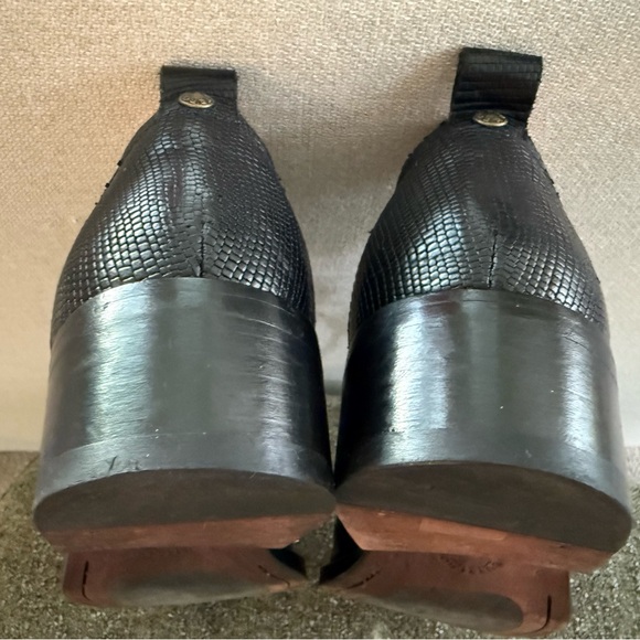 Buttero Black Leather Men’s Dress Shoe Size 40 - Picture 12 of 16